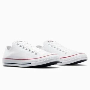 Converse White Low-Tops